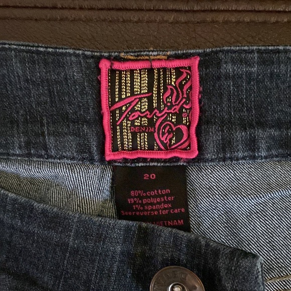 🎉SALE🎉Torrid Dark Wash Straight Leg Jeans size 20 - Picture 6 of 7